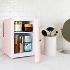 Koolatron Retro Portable 6 Can Thermoelectric Mini Fridge Cooler - 4 L / 4.2 qts - Pink-Enough to hold six standard 12 oz/355 mL cans, and fits easily on a desk or shelf