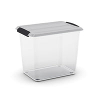 Curver Latchmate 26L Box-Clear resin base