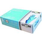 Globe Nitrile Powder Free Medical Gloves - 4mil - Small - Sky Blue - 100 Pack-Waterproof protective barrier, disposable and powder-free for extended use
