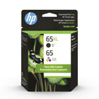 HP 65XL Black and Standard Tri-Color Ink Cartridges (6ZD95AN)-Black and Standard Tri-Color