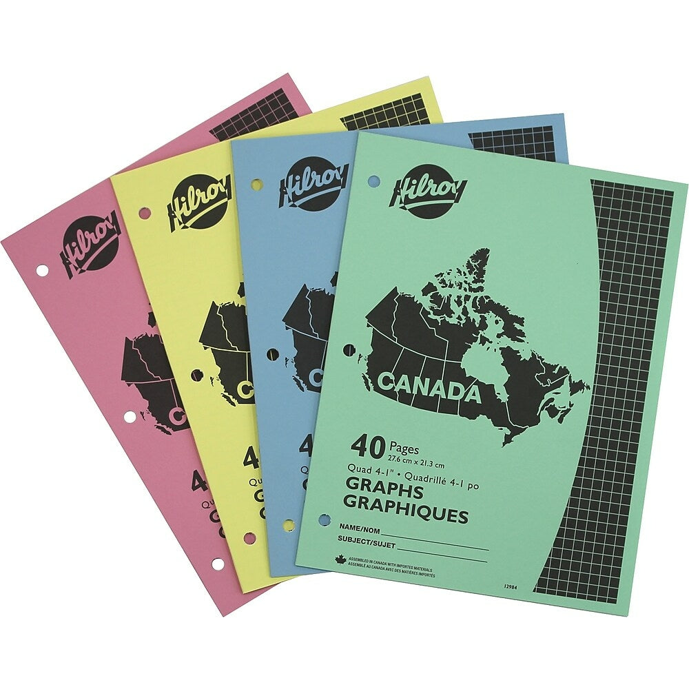 Hilroy Exercise Book, Quad Ruled, 40 Pages | staples.ca