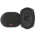 DS18 Elite Series 6" x 9" 2-Way Coaxial Auto Speakers, Pair, 240 Watts-Fiberglass cone and Neodymium tweeter magnet
