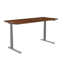DecentLiving Electric Sit/Stand Desk - 72" L x 30" W - Solid Walnut-Top quality walnut / hard maple desktop