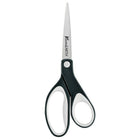 Westcott KleenEarth 8" Straight Soft Handle Scissors, Black-Package is made with 80% post consumer content. Handles are made with 70% recycled material and 30% post-consumer content.