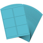 JAM Paper Laser/Inkjet Address Label - 4" x 3-3/8" - Blue - 120 Pack-Size: Large (3.3 x 4 inches), Printer friendly labels are easy to create and customize
