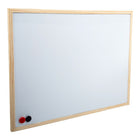 Office Works Wooden Magnetic Dry-Erase White Board, 17.5 x 23.5 inches, Beige, 6 Pieces-Premium material: white dry erase board is made of high-quality, durable metal with cardboard backing, very light in weight and easy to transport from one place to another