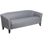 Flash Furniture HERCULES Imperial Series Grey Leather Sofa-Contemporary Style