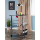 Winsome Martini Entertainment Bar, Black-Black Finish