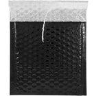 JAM Paper CD Size Bubble Mailers with Peel and Seal Closure, 6 x 6.5, Black Metallic, 12 Pack (2744430)-CD size