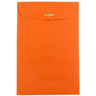 JAM Paper 6 x 9 Open End Clasp Catalog Coloured Envelopes, Orange Recycled, 25 Pack-6in x 9in