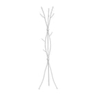 Monarch Specialties 2063 Coat Rack - White Metal-Coat Rack