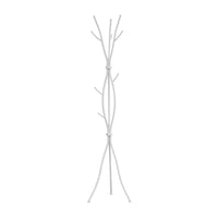 Monarch Specialties 2063 Coat Rack - White Metal-Coat Rack