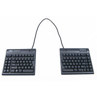 Kinesis Freestyle2 Ergonomic Split Keyboard for PC-Sleek low profile: minimal height, effectively creates negative slope and reduces extension