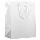 JAM Paper Glossy Gift Bags with Rope Handles - Large - 10 x 13 - White - 3 Bags/Pack-Color: White Glossy