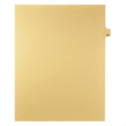 Mark Maker Legal Tabs - Letter Size - Buff - 1/25th cut - 25 tabs per package - 5 packages Pack - Number 131-Buff Single Tabs