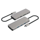JCPal USB-C 9-Port USB-C Hub, USB-C to HDMI, USB-C PD, 3 x USB3.1, Ethernet, SD Card Reader, microSD Card Reader-3 x High speed USB 3.1 ports