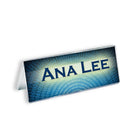 Azar Displays 3" x 8.5" Double Sided Acrylic Nameplates, Clear, 10 Pack (192805)-Durable frames and easy to interchange printed materials