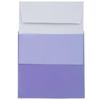 JAM Paper Cello Sleeves, 6 1/16 x 6 3/16, Purple, 100 Pack (66VT1)-Type: cello sleeve