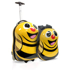 TUCCI Italy BUSYBEE 2-Piece Kids Luggage Set - Busybee-Soft Jelly Handle Grips