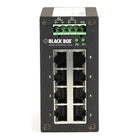 Black Box LGH008A Industrial Gigabit Ethernet Switch - Hardened Temperature, 8-Port-Industrial Gigabit Ethernet Switch