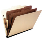 Pendaflex Manila Economy Classification Folders - Legal - 15 Pack-1" capacity bonded fasteners on covers, 1" 2 way fasteners on dividers