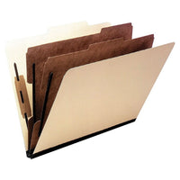 Pendaflex Manila Economy Classification Folders - Legal - 15 Pack-1" capacity bonded fasteners on covers, 1" 2 way fasteners on dividers