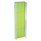 Azar Displays 44" x 14" Pegboard Powerwing Display, Green (700350-GRE)-Green