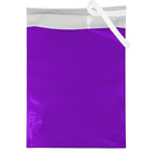JAM Paper Foil Envelopes with Self Adhesive Closure, 10 x 13, Open End, Purple, 25 Pack (1323295)-Size: 10" x 13"
