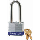 Master Lock Series 3 Laminated Steel Safety Padlocks, Blue, 1-9/16" Body Width, 4 Pack (3LHBLU)-Security Padlock