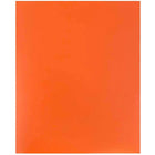 JAM Paper Plastic Heavy Duty Two Pocket Folders, Orange, 12 Pack (383Horg)-5
