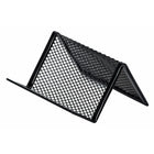 Staples Metal Mesh Business Card Holder - Black-Ideal for office, work, and school environments
