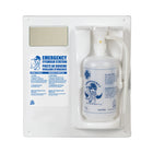 Wasip Single Eyewash Station with Empty Bottle-Made of high-impact plastic, this eyewash station is white, highly visible, and holds one 1L (32oz) eyewash bottle