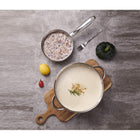 Heim Concept Stainless Steel Cookware Sets with Glass Lid - 12 Pack-This set is suitable for all cooking sources: electric and gas stoves, or glass or ceramic burners