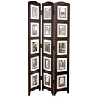 Nexxt Triple Panel Floor Screen with Foam, Java, 51/100" x 33-1/2" x 64-1/50"-3-panel screen room divider: create a new space with an easy to use beautiful room divider. create privacy in your home, make a new room or hide storage items