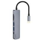 Kopplen USB-C 6 Ports Multi-function Hub 6 in 1 with SD and MicroSD Card Reader-USB-C PD 60W: USB-C port (PowerDelivery ready) supports up to 60W quick charge