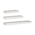 nexxt Maine Wall Shelf, Set of 3, 5" Deep Wall Ledges, 12", 16" & 24", White-Set: comes with a total of 3 different-sized wall shelves