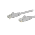 StarTech.com - Câble de raccordement Ethernet Cat6 avec connecteurs antiaccrochements RJ-45, 6 po, blanc (N6PATCH6INWH)-Protecteurs de pinces pour connecteur RJ-45 empêchent le câble de s’accrocher ou de briser pendant l’installation