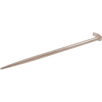 Gray Tools 20" Rolling Head Pry Bar, 1/2" Round Shank, Nickel Plate Finish-Shank size (inches): 5/8"