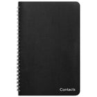 Staples Address Book - 5" W x 8" H - Black - Bilingual-Stay in touch with this Staples 5 x 8-inch black telephone address book