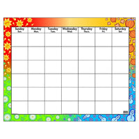 Trend Enterprises Wipe-off Monthly Calendar Grid, Four Seasons-Size: 22"(H) x 28"(W)