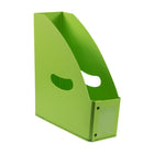 Jam Paper Plastic Magazine File Holder - 4" x 10 1/2" x 12" - Lime Green-Color: Lime Green