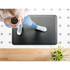 WeatherTech ComfortMat Anti Fatigue Mat - Carbon Fibre - Black-Black