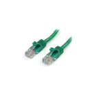 StarTech 45PATCH25GN 25' Cat 5e Snagless Patch Cable, Green-RJ-45 Male connector on both sides for dependable network connectivity