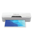 Fellowes Halo 95 Laminator with Pouch Starter Kit (5753001)-Auto-Shut Off saves energy and prevents overheating.