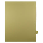 Mark Maker Legal Exhibit Index Tab Buff Single Tabs, 1/25th Cut, Letter Size, No Holes, Number 120, 25 Pack-Buff Single Tabs, 1/25th Cut