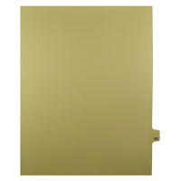 Mark Maker Legal Exhibit Index Tab Buff Single Tabs, 1/25th Cut, Letter Size, No Holes, Number 120, 25 Pack-Buff Single Tabs, 1/25th Cut
