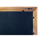 kieragrace Muskoka Irwin Shelf with Corkboard - Walnut, 20" x 19"-Easy to hang corner shelves using keyholes on the back
