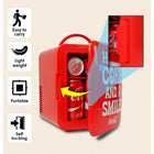 Coca-Cola Smile 1971 Series Mini Fridge 6 Can Cooler/Warmer-Fits easily on a desk or shelf