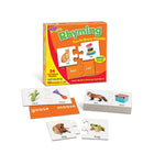 TREND enterprises Inc. Rhyming Fun-to-Know Puzzles - 48 pieces-Present short and long vowel rhyming words with photo sound cues. Supports early-learning standards.