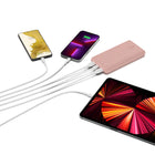 Belkin BoostCharge 20,000 mAH 3-Port Power Bank - Rose Gold-Get a safe and powerful charge to your devices with overcharge protection for assured quality and compatibility, and maintain peace of mind, as it comes with a 2-year warranty and CEW (Connected Equipment Warranty) up to $2,500.